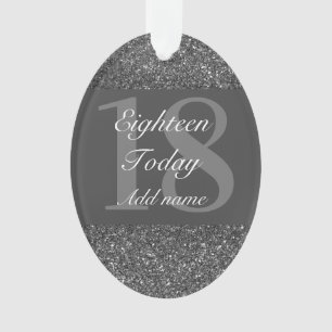 Special personalized birthday ornament gift 18th