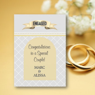 Special! Personalized Engagement Card