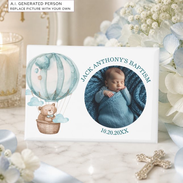 Special Photo Boy's Baptism Favour Magnet (Creator Uploaded)