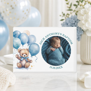 Special Photo Boy's Baptism Favour Magnet