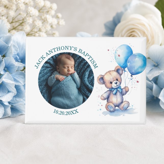 Special Photo Boy's Baptism Favour Magnet (Creator Uploaded)