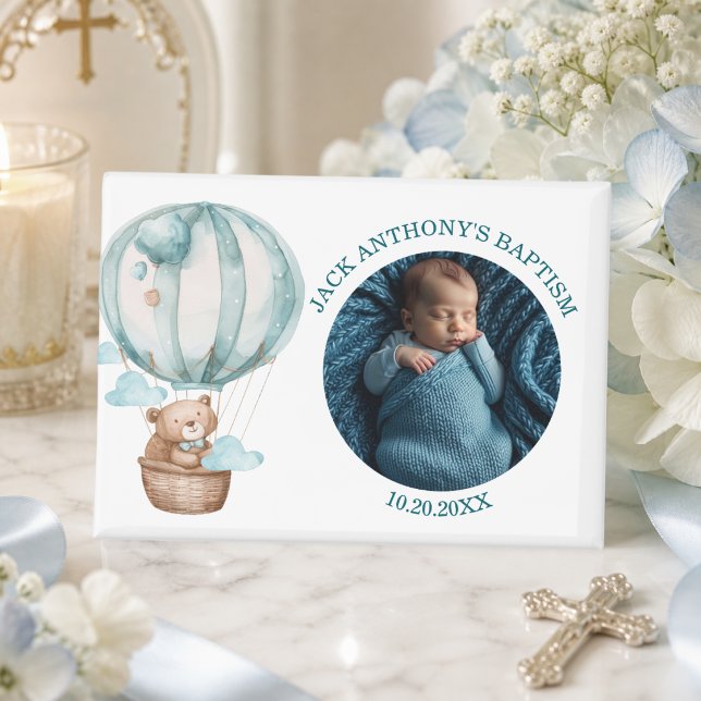 Special Photo Boy's Baptism Favour Magnet (Creator Uploaded)