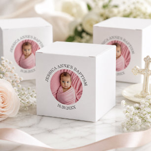 Special Photo Girl's Baptism  Favour Box