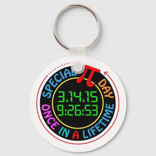 Special Pi Day 2015 Key Ring (Front)
