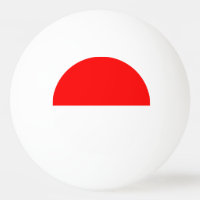 Special ping pong ball with Flag of Indonesia