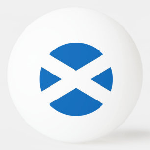 Special ping pong ball with Flag of Scotland