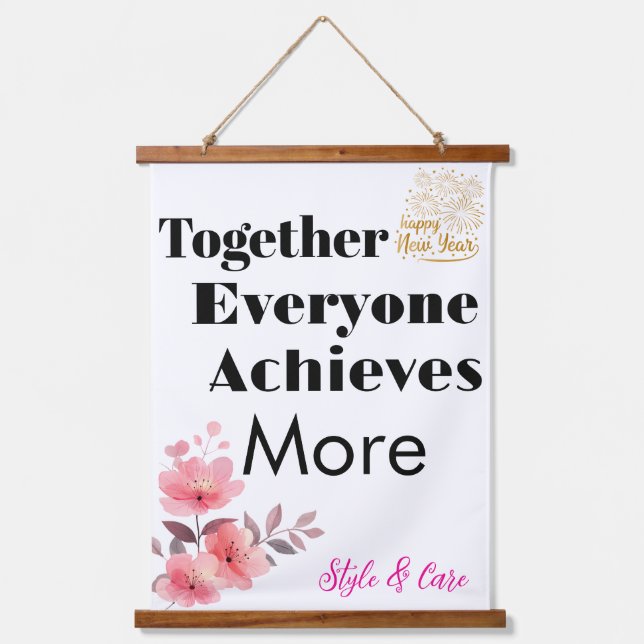 Special Quotes Hanging Tapestry (Front)