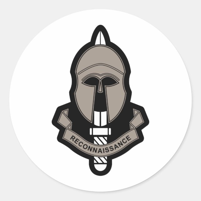 Special Reconnaissance Regiment Classic Round Sticker (Front)