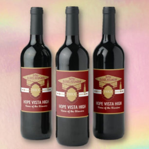 Special Reunion! 50th class reunion Wine Label
