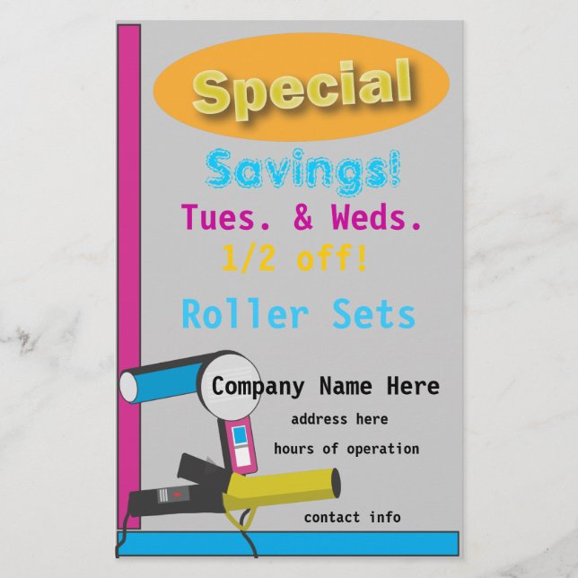 Special Savings! Flyer (Front)