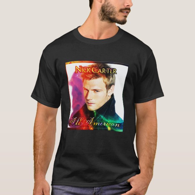 Special Singer Man Country Nick Carter Redeki Tren T-Shirt (Front)