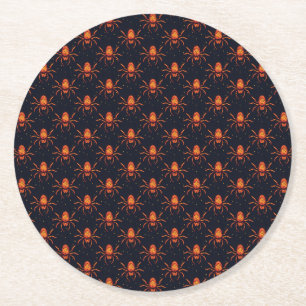 Special Spiders Round Paper Coaster