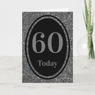 Special stylish by year birthday card 60th