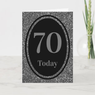 Special stylish by year birthday card 70th