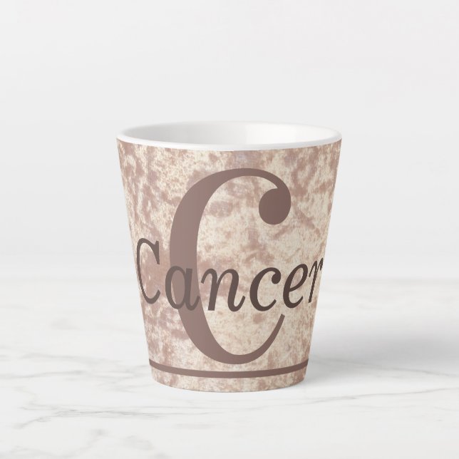 Special stylish cancer star sign mug cup gift  (Front)