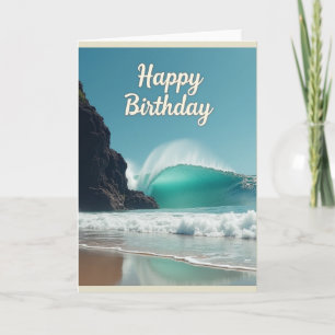 Special Surf Wave Card