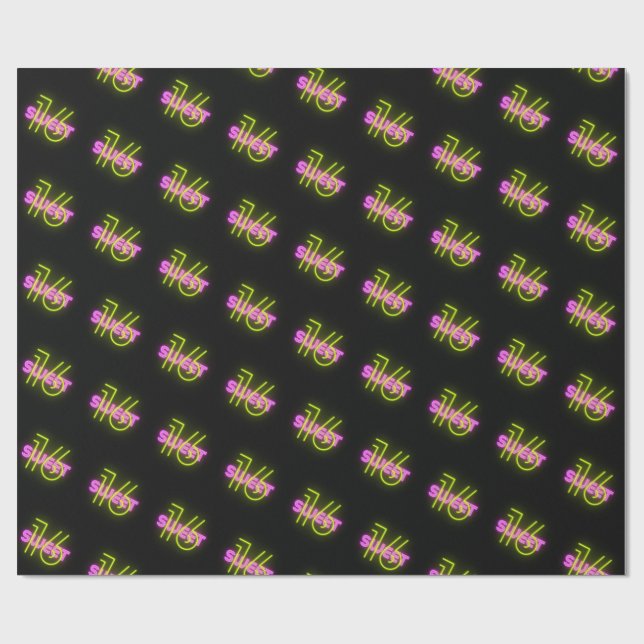Special Sweet 16 Wrapping Paper (Flat)