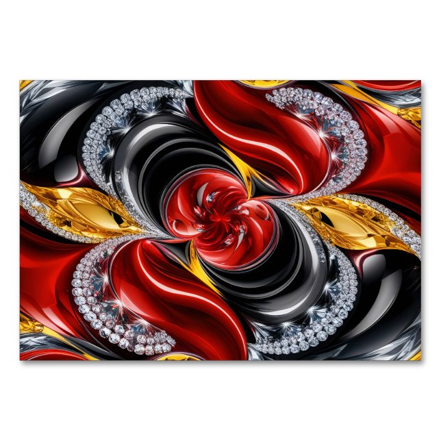 Special table card with German Colours (Front)