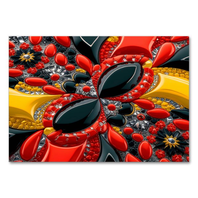 Special table card with Germany Colours (Front)