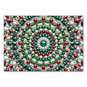 Special table card with Italian Colours