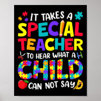 Special Teacher To Hear What A Child Autism Awaren
