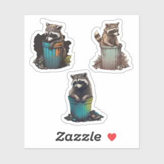 Special Trash Panda Racoon Super Sticker Pack