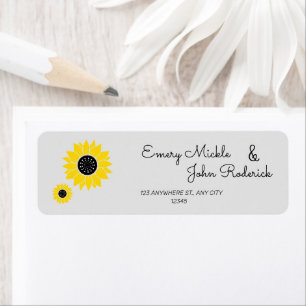 Special Vibrant Sunflower Elegant Personalized