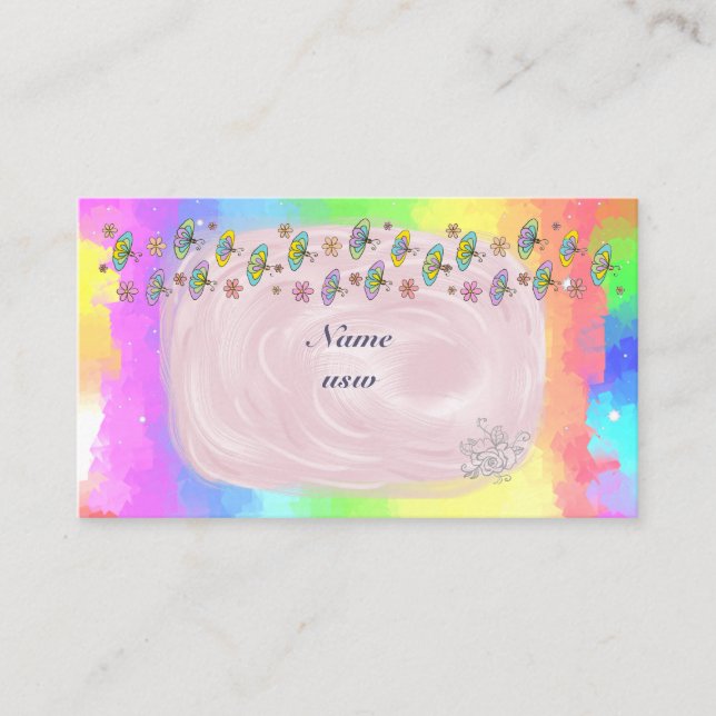 special visitor card (Front)