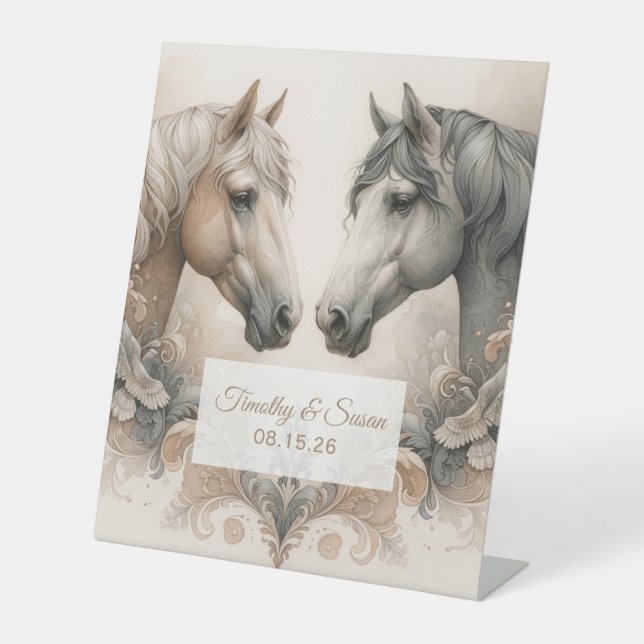 Special Wedding Banner Pedestal Sign (Front)