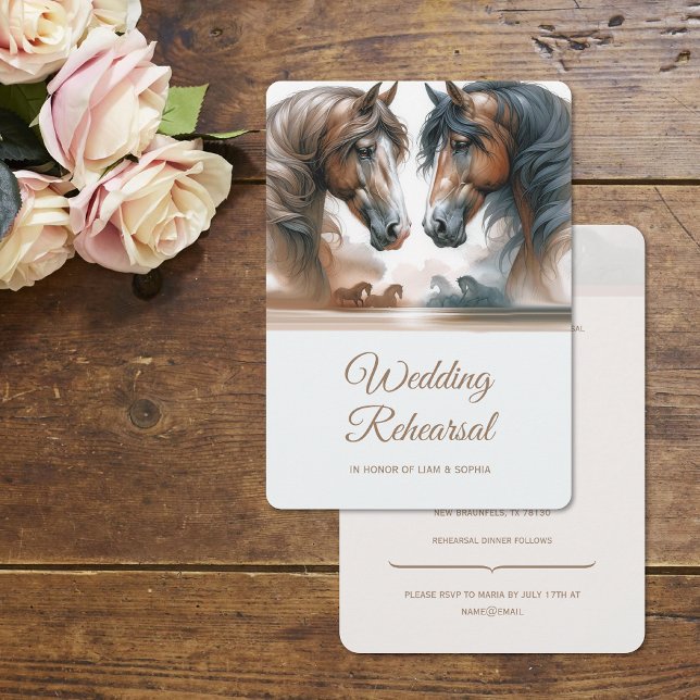 Special Wedding Rehearsal and Dinner Invitation (Special Wedding Rehearsal and Dinner Invitation (front and back))
