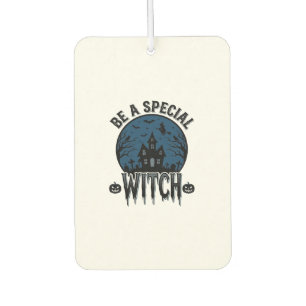 Special Witch Halloween Vintage Engraving Design_1 Car Air Freshener