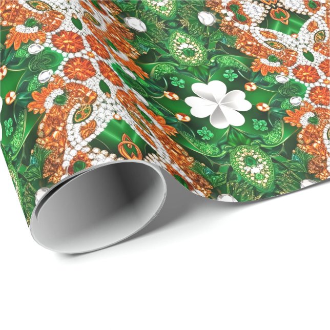 Special wrapping paper with Ireland Colours (Roll Corner)