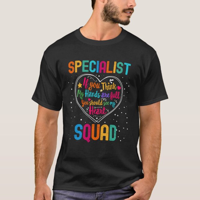 Specialist Squad Appreciation Week Back to School  T-Shirt (Front)