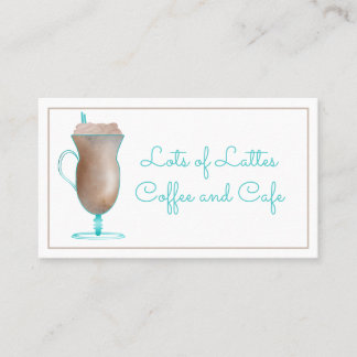 Speciality Coffee Drink Coffee Shop Business Card