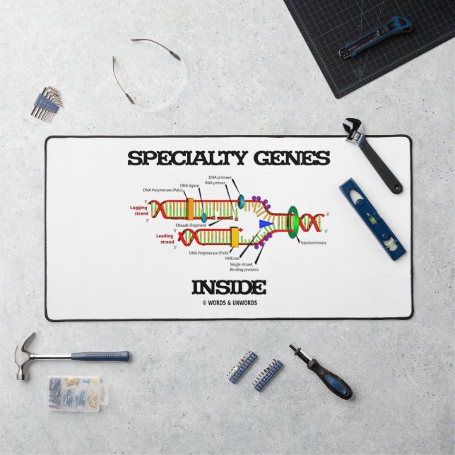 Speciality Genes Inside DNA Replication Desk Mat (Workstation)
