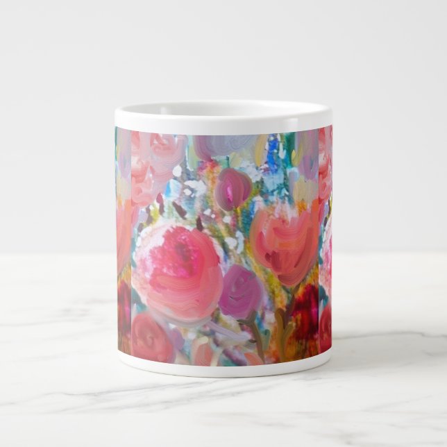 Speciality Jumbo Mug Original Pretty Floral! (Front)