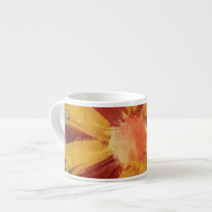 Speciality Mug 3 Sizes, Grunge Flower Painting