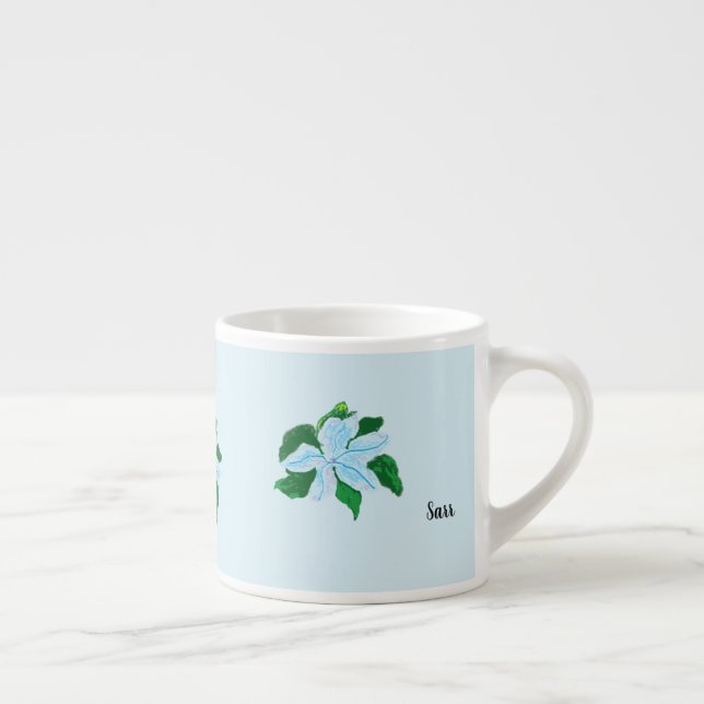 Speciality Mug Espresso : Flower Of  Greece (Right)
