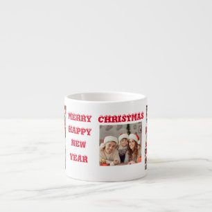 Speciality Mug FUNNY EXPRESSO PHOTO COLLAGE RED
