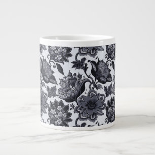 Speciality Mug with a black floral design