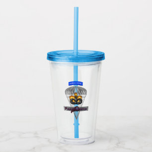 Specially Designed Airborne Paratrooper Acrylic Tumbler