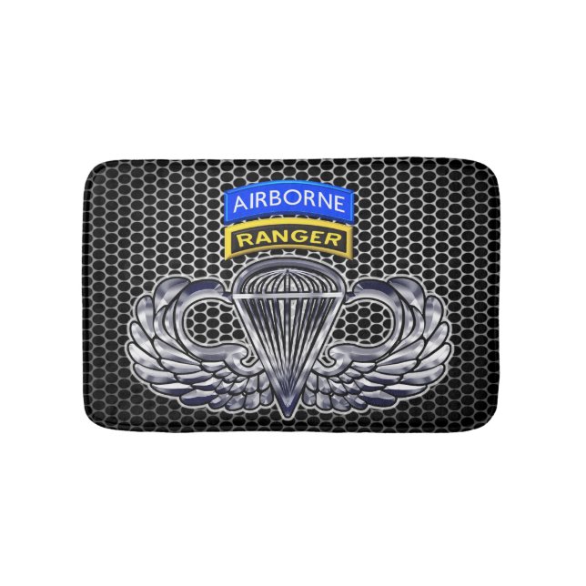 Specially Designed Airborne Ranger Commemorative Bath Mat (Front)