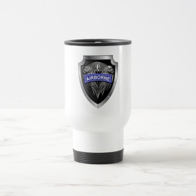 Specially Designed Winged Angelic Winged Airborne Travel Mug (Center)