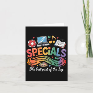 Specials Crew Teacher Tribe Team Back To Primary S Card