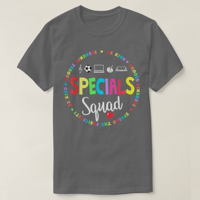 Specials Squad Teacher TRIBE Team Back To Primary  T-Shirt (Design Front)