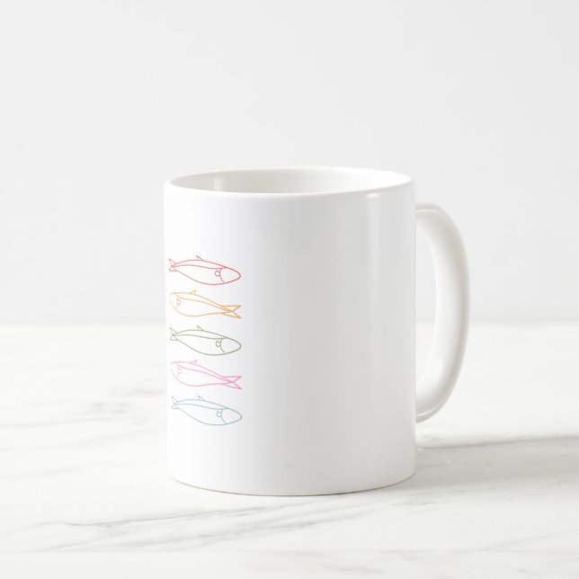 Specialty Mug logo sardines pour cafés  (Front Right)