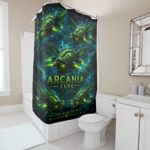 Species zero the high ship shower curtain/bathroom curtain
