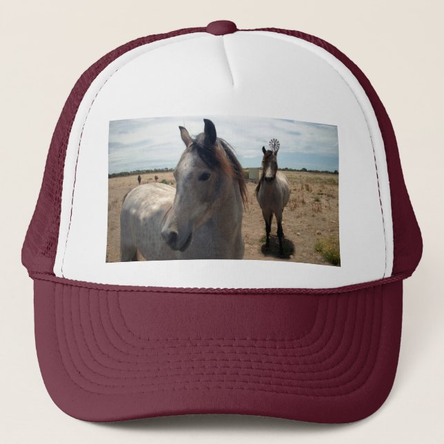 Speckled Arab Horses, Trucker Hat (Front)