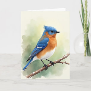 Speckled Branch Bird Card