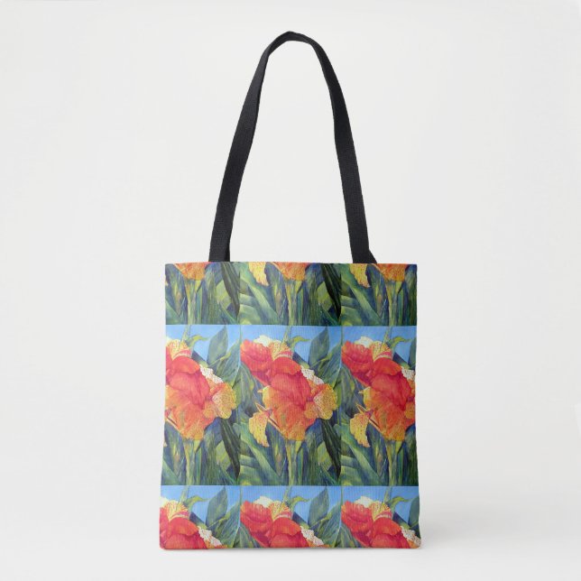 Speckled Canna Tote Bag (Front)